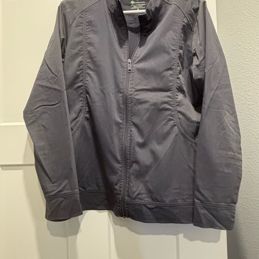 Gray scrub Jacket